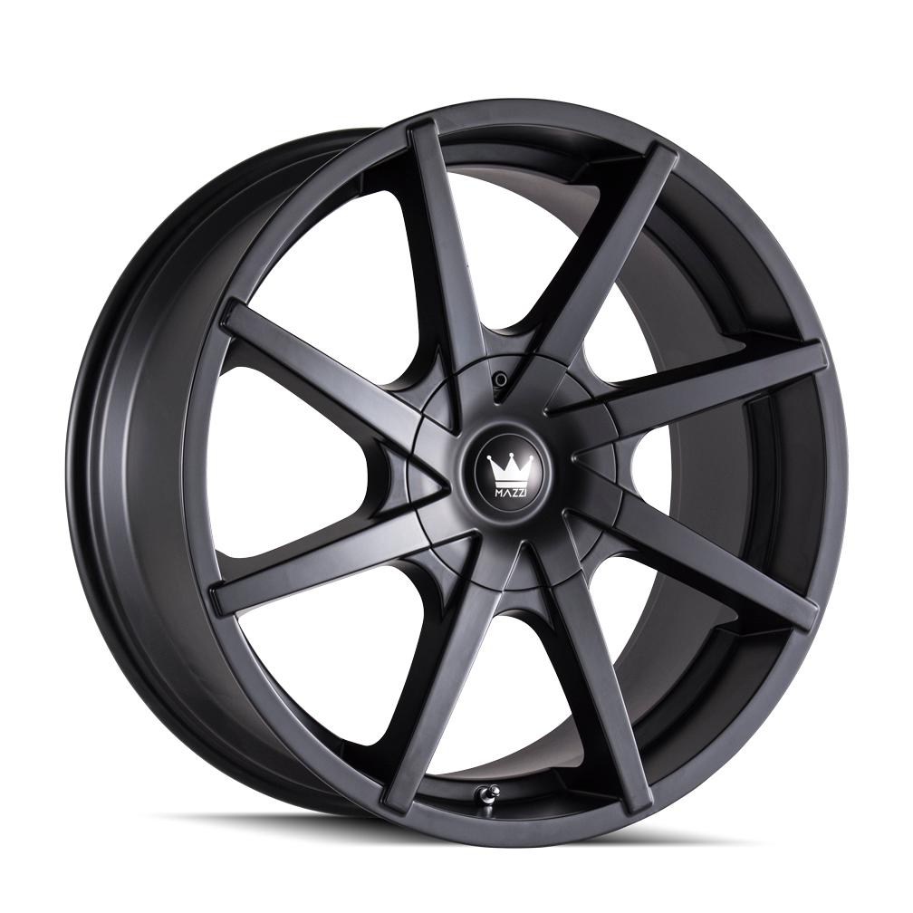 369-22988MB - Mazzi Kickstand 22X9.5 5X115 18mm Matte Black - Mazzi Wheels Canada