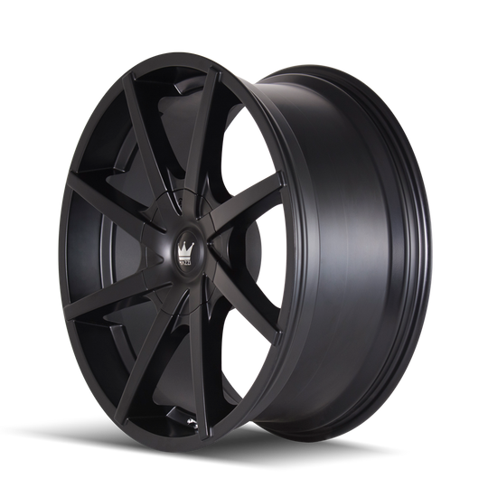 369-22937MB - Mazzi Kickstand 22X9.5 6X135 / 6X139.7 ET 30mm Matte Black - Mazzi Wheels Canada