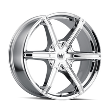Load image into Gallery viewer, 371-2811C - Mazzi Stilts 20X8.5 5X110 / 5X115 ET 35mm Chrome - Mazzi Wheels Canada
