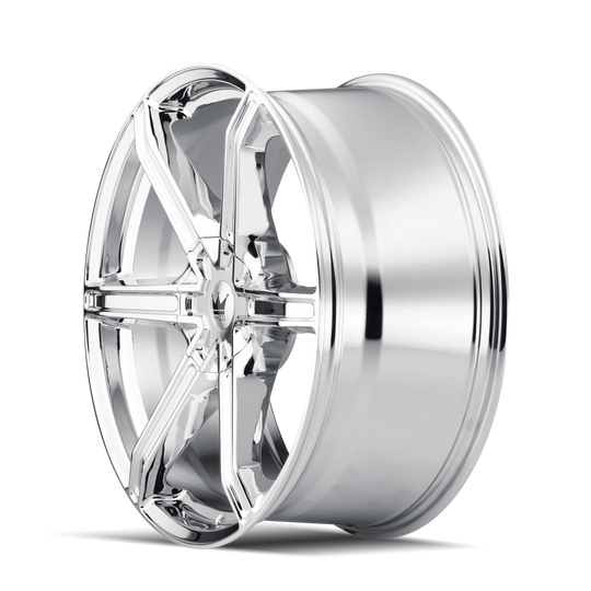 371-2811C - Mazzi Stilts 20X8.5 5X110 / 5X115 ET 35mm Chrome - Mazzi Wheels Canada