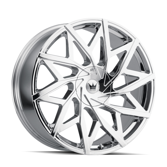 372-2811C - Mazzi Big Easy 20X8.5 5X110 / 5X115 ET 35mm Chrome - Mazzi Wheels Canada