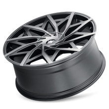 Charger l'image dans la galerie, 372-8814TM - Mazzi Big Easy 18X8 5X108 / 5X114.3 ET 35mm Matte Black Machined with Dark - Mazzi Wheels Canada