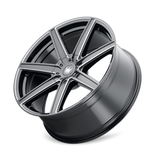 Load image into Gallery viewer, 376-22952B - Mazzi Laguna 22X9.5 5X127 / 5X139.7 ET 18mm Gloss Black Milled - Mazzi Wheels Canada