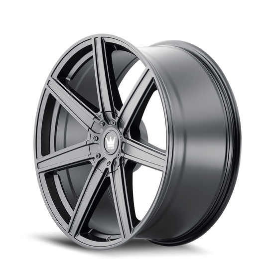 376-22937MB - Mazzi Laguna 22X9.5 6X135 / 6X139.7 ET 30mm Matte Black - Mazzi Wheels Canada