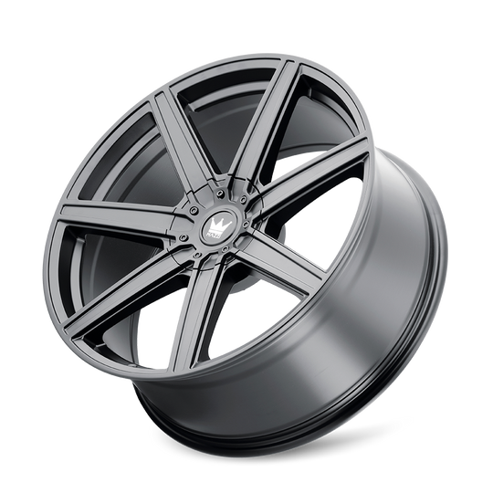 376-22937MB - Mazzi Laguna 22X9.5 6X135 / 6X139.7 ET 30mm Matte Black - Mazzi Wheels Canada