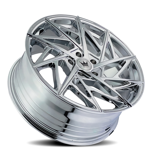 377-8845C - Mazzi Freestyle 18X8 5X112 /  ET 35mm Chrome - Mazzi Wheels Canada