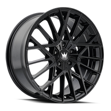 Load image into Gallery viewer, 378-2865GB38 - Mazzi Jinx 20X8.5 5X114.3 38mm Gloss Black - Mazzi Wheels Canada