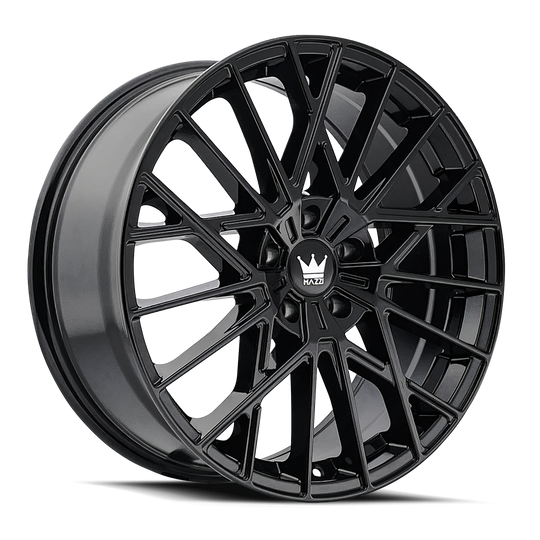 378-2865GB38 - Mazzi Jinx 20X8.5 5X114.3 38mm Gloss Black - Mazzi Wheels Canada