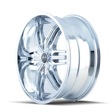 Load image into Gallery viewer, 792-24917C - Mazzi Rush 24X9.5 5X115 / 5X127 ET 18mm Chrome - Mazzi Wheels Canada