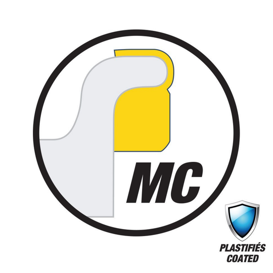 MC100S Tectonic 1 OZ Coated Steel Clip-On MC Series Wheel Weights Box of 50