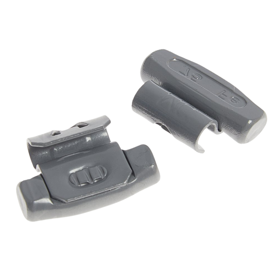 MC075S Tectonic 0.75 OZ Coated Steel Clip-On MC Series Wheel Weights Box of 50