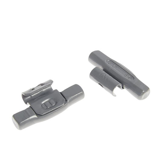 MC100S Tectonic 1 OZ Coated Steel Clip-On MC Series Wheel Weights Box of 50