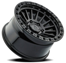 Load image into Gallery viewer, A101179084P00004 - Arena Mesa 17X9 6X139.7 0mm Satin Black Center Glossy Black Lip - Arena Wheels Canada