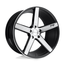 Load image into Gallery viewer, M124208521+35 - Niche M124 Milan 20X8.5 5X120  35mm Gloss Black Brushed - Niche Wheels Canada