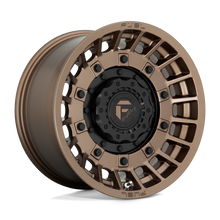 Load image into Gallery viewer, D72517902645 - Fuel Off-Road D725 Militia 17X9 5X114.3 / 5X127 -12mm Matte Bronze &amp; Black - Fuel Off-Road Wheels Canada