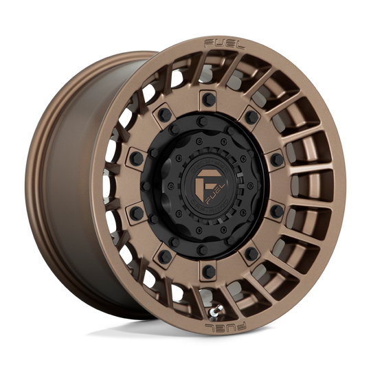 D72517902645 - Fuel Off-Road D725 Militia 17X9 5X114.3 / 5X127 -12mm Matte Bronze & Black - Fuel Off-Road Wheels Canada