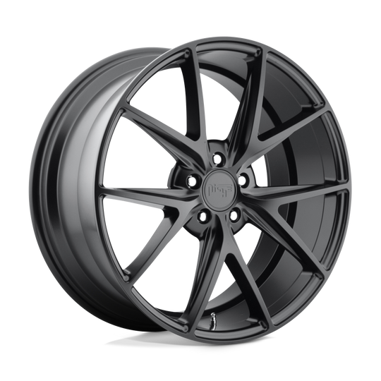 M117220511+30 - Niche M117 Misano 22X10.5 5X120  30mm Matte Black - Niche Wheels Canada