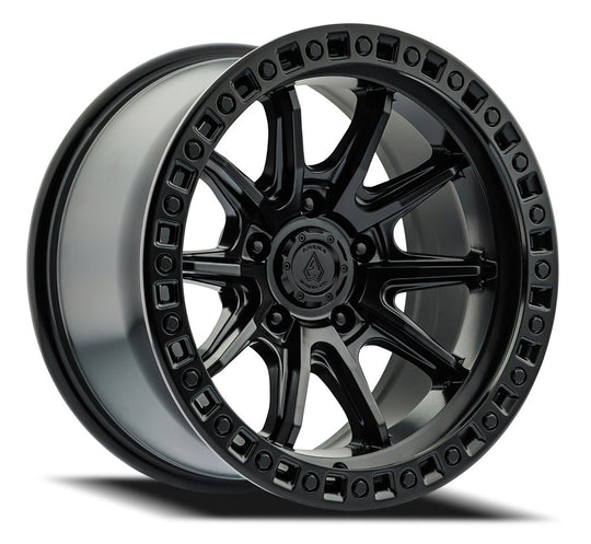 A103209082P00001 - Arena Mission 20X9 8X165.1 0mm Satin Black - Arena Wheels Canada