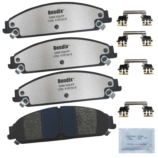 MKD1058FM Bendix Fleet Metlok Severe Duty Disc Brake Pads Bendix Canada