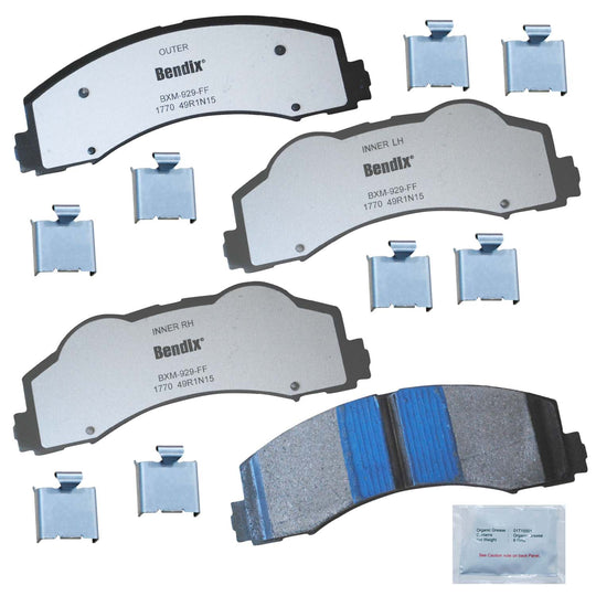 MKD1770FM Bendix Fleet Metlok Severe Duty Disc Brake Pads Bendix Canada