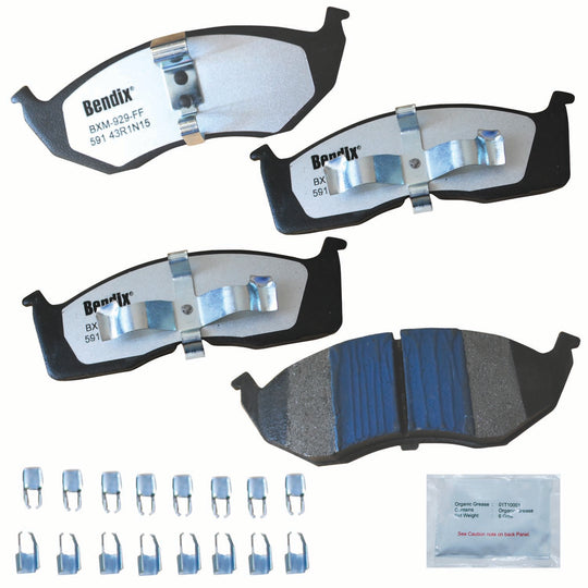 MKD591FM Bendix Fleet Metlok Severe Duty Disc Brake Pads Bendix Canada