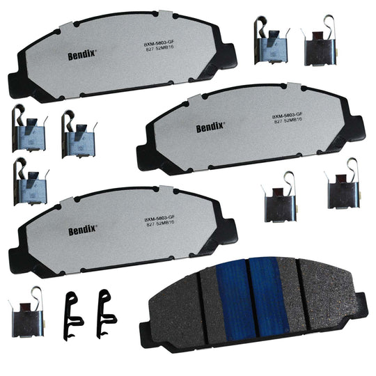 MKD827FM Bendix Fleet Metlok Severe Duty Disc Brake Pads Bendix Canada