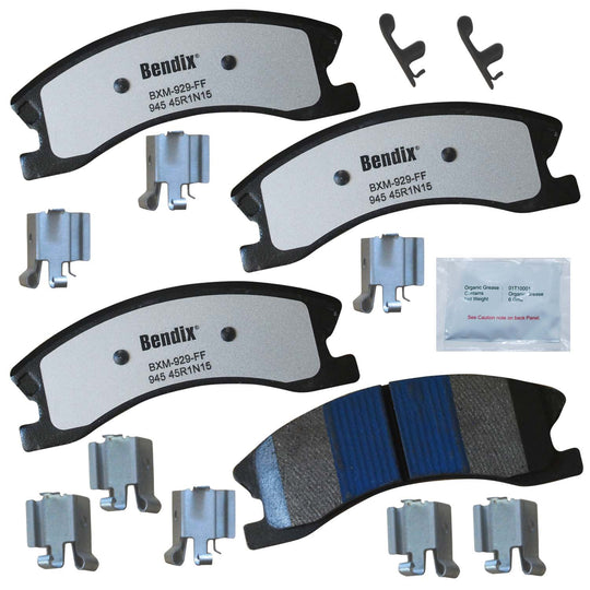 MKD945FM Bendix Fleet Metlok Severe Duty Disc Brake Pads Bendix Canada