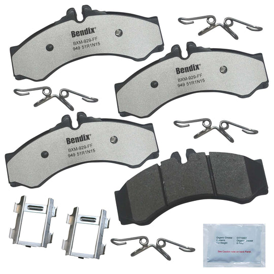 MKD949FM Bendix Fleet Metlok Severe Duty Disc Brake Pads Bendix Canada