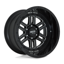 Load image into Gallery viewer, MO80021063318N - Moto Metal MO800 Deep Six 20X10 6X135 -18 mm Gloss Black Milled - Moto Metal Wheels Canada