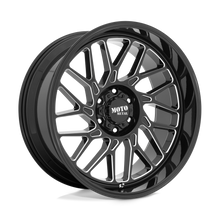 Charger l'image dans la galerie, MO80521080318N - Moto Metal MO805 20X10 8X165.1 -18 mm Gloss Black Milled - Moto Metal Wheels Canada