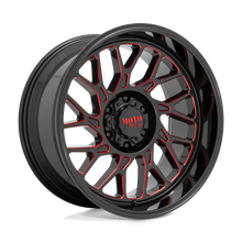 Load image into Gallery viewer, MO80522063918N - Moto Metal MO805 22X10 6X135 -18 mm Gloss Black Milled With Red Tint - Moto Metal Wheels Canada