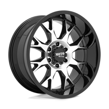 Charger l'image dans la galerie, MO80621085518N - Moto Metal MO806 20X10 5X139.7 -18 mm Gloss Black Machined - Moto Metal Wheels Canada