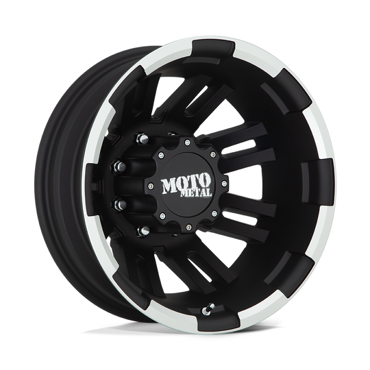 MO96376082794N - Moto Metal MO963 17X6 8X200 -134 mm Matte Black Machined - Rear - Moto Metal Wheels Canada
