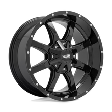 Load image into Gallery viewer, MO970790003A12N - Moto Metal MO970 17X9 BLANK -12 mm Gloss Black With Milled Lip - Moto Metal Wheels Canada