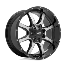 Charger l'image dans la galerie, MO97078067300US - Moto Metal MO970 17X8 6X135 6X139.7 0mm Gloss Black Machined Face - Moto Metal Wheels Canada
