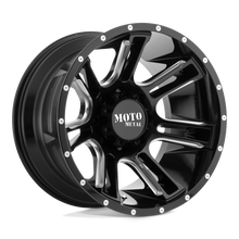 Load image into Gallery viewer, MO98279068312N - Moto Metal MO982 Amp 17X9 6X139.7 -12 mm Gloss Black Milled - Moto Metal Wheels Canada