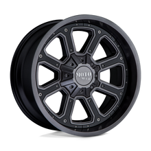 Load image into Gallery viewer, MO98479000412N - Moto Metal MO984 Shift 17X9 BLANK -12 mm Matte Gray Gloss Black Inserts - Moto Metal Wheels Canada