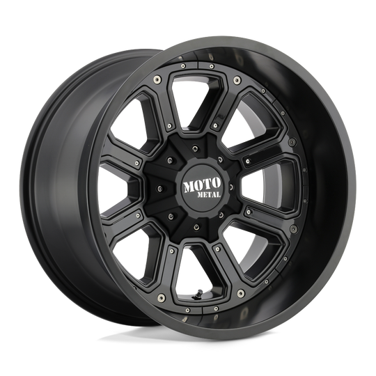MO98429000730 - Moto Metal MO984 Shift 20X9 BLANK  30mm Matte Black Gloss Black Inserts - Moto Metal Wheels Canada