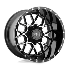 Load image into Gallery viewer, MO98622000312 - Moto Metal MO986 Siege 22X10 BLANK  12mm Gloss Black Machined - Moto Metal Wheels Canada