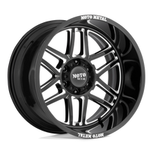 Load image into Gallery viewer, MO99222088318N - Moto Metal MO992 Folsom 22X10 8X180 -18 mm Gloss Black Milled - Moto Metal Wheels Canada