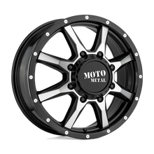 Charger l'image dans la galerie, MO995765893111 - Moto Metal MO995 17X6.5 8X210  111mm Gloss Black Machined - Front - Moto Metal Wheels Canada