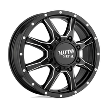 Charger l'image dans la galerie, MO995208907127 - Moto Metal MO995 20X8.25 8X165.1  127mm Satin Black Milled - Front - Moto Metal Wheels Canada