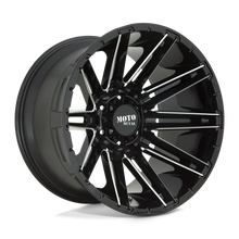 Charger l'image dans la galerie, MO99822080318N - Moto Metal MO998 Kraken 22X10 8X165.1 -18 mm Gloss Black Milled - Moto Metal Wheels Canada