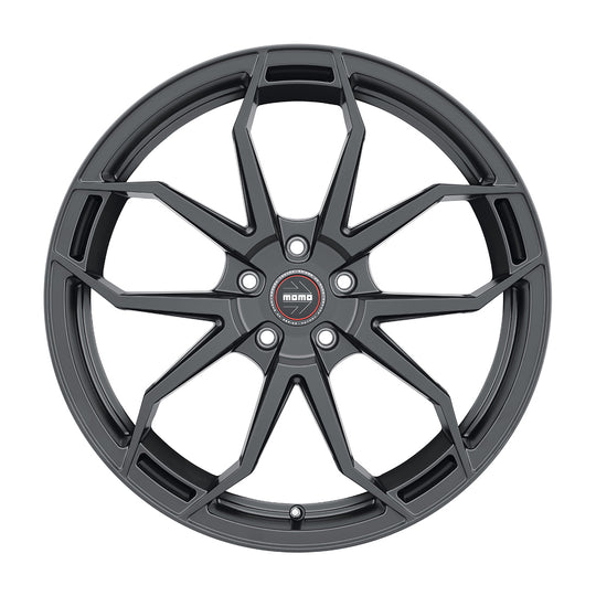 M10198544P45 - MOMO Anzio M101 19X8.5 5X112 ET 45mm Satin Black - MOMO Wheels Canada