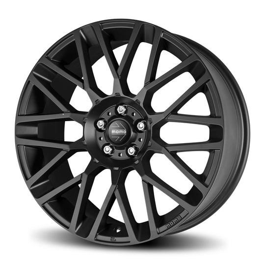 RV80852035BL - MOMO Revenge 18X8 5X120 ET 35mm Satin Black - MOMO Wheels Canada