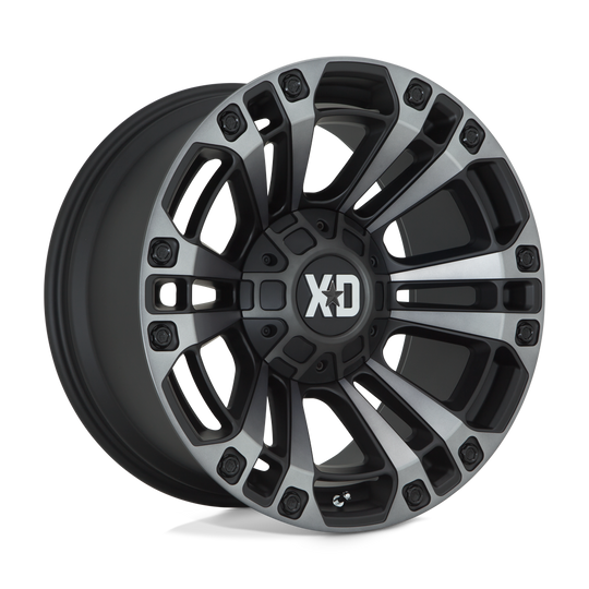 XD85129000400 - XD851 Monster 20X9 BLANK  0mm Satin Black With Gray Tint - XD Wheels Canada