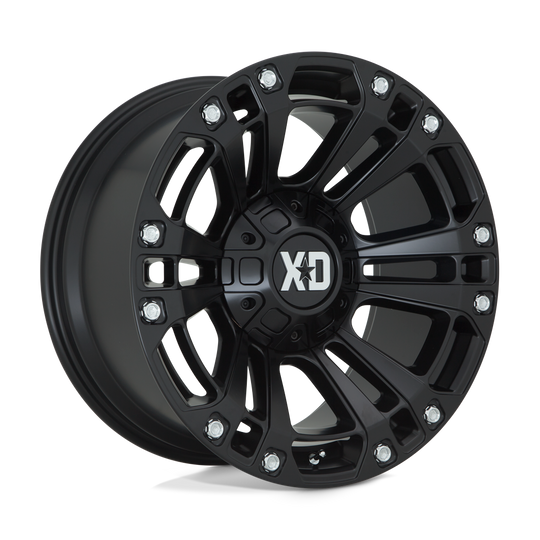 XD85129067718 - XD XD851 Monster 20X9 6X135 / 6X139.7 18mm Satin Black - XD Wheels Canada