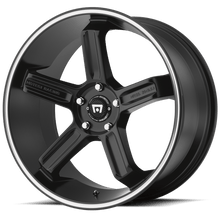 Charger l'image dans la galerie, MR12289098745 - Motegi MR122 18X9 4X114.3 / 4X100 45mm Satin Black W/ Machined Stripe - Motegi Wheels Canada