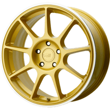 Charger l'image dans la galerie, MR13889057635 - Motegi MR138 18X9 5X112  35mm Gold Machined Lip - Motegi Wheels Canada
