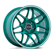 Load image into Gallery viewer, MR158ED19951225 - Motegi MR158 Tsubaki 19X9.5 5X114.3 25mm Hokkaido Green W Machined Lip - Motegi Wheels Canada